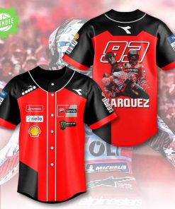 Ducati Lenovo Team x Marc Marquez Baseball Jersey – MotoGP Special Edition