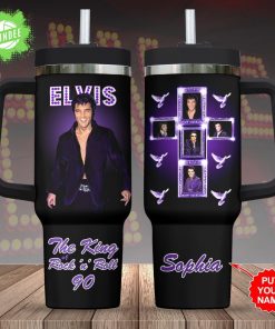 Elvis Presley Rock & Roll Stanley 40oz Tumbler Custom Name Edition