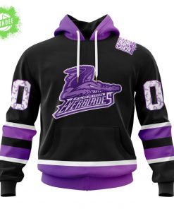 Florida Everblades Hockey Fights Cancer NHL Collection Hoodie 2025