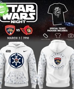Florida Panthers NHL March 3 Star Wars Night Limited Edition Hoodie – 2025