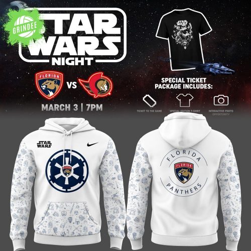 Florida Panthers NHL March 3 Star Wars Night Limited Edition Hoodie – 2025