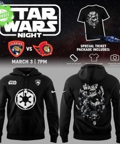 Florida Panthers NHL Star Wars Night Hoodie – 2025 New Design