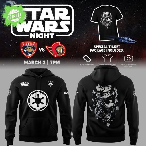 Florida Panthers NHL Star Wars Night Hoodie – 2025 New Design