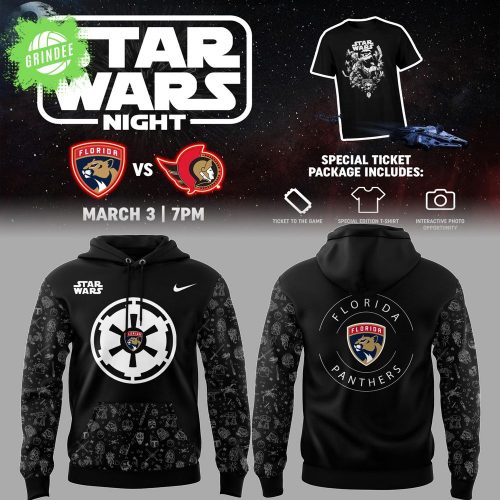 Florida Panthers NHL Star Wars Night Limited Edition Hoodie – 2025