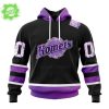 Greenville Swamp Rabbits Hockey Fights Cancer Limited Edition Hoodie 2025