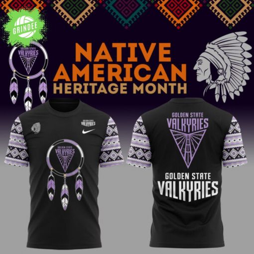 Golden State Valkyries x American Indian Heritage Month T-Shirt 2025