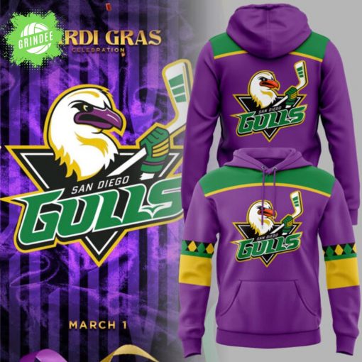 Gulls Mardi Gras Hoodie 2024-2025 Limited Edition