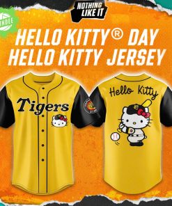 Hanshin Tigers x Hello Kitty Day-Night Baseball Jersey 2025 Limited Edition