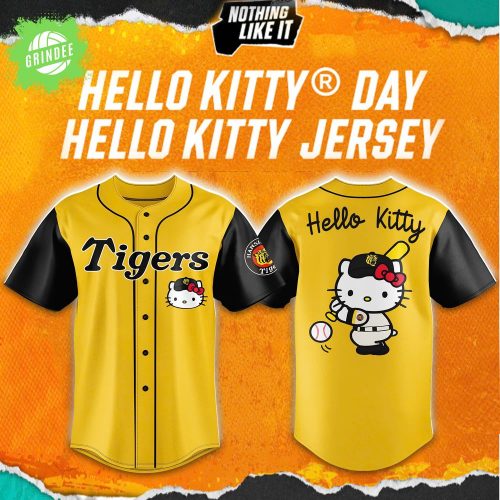 Hanshin Tigers x Hello Kitty Day-Night Baseball Jersey 2025 Limited Edition