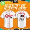 Hiroshima Carp x Hello Kitty Day-Night Red Baseball Jersey 2025