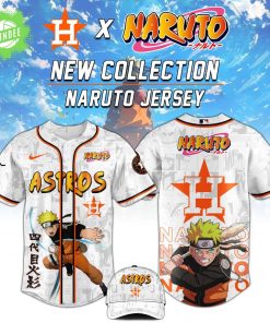 Houston Astros MLB x Naruto Baseball Jersey – Limited Edition Anime MLB Collab