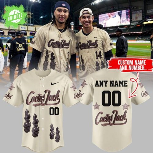 Houston Astros MLB x Nike “Cactus Jack HBCU” Custom Jersey 2025 Limited Edition