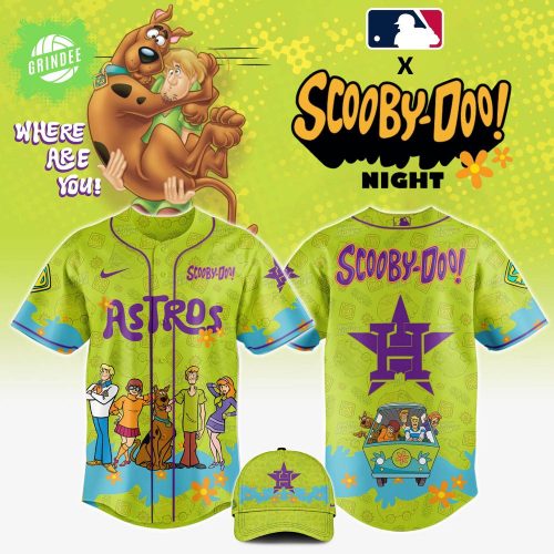 Houston Astros MLB x Scooby-Doo Baseball Jersey – Special Edition MLB Apparel