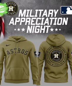Houston Astros Military Appreciation Night Hoodie 2025 MLB Limited Edition