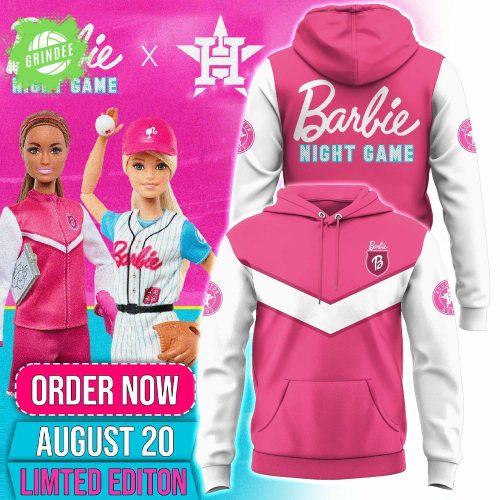 Houston Astros Pink Barbie Night Game Hoodie 2025 Limited Edition