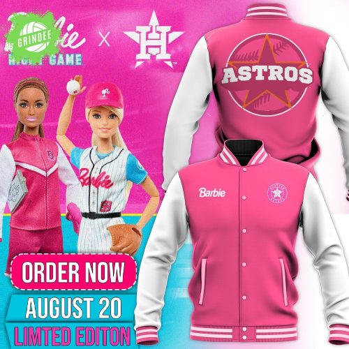 Houston Astros Team Official Barbie Night Game Pink Jacket Limited Edition 2025