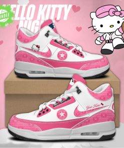 Houston Astros Team Official Hello Kitty Pink AJ3 Shoes Custom Name & Number Limited Edition 2025