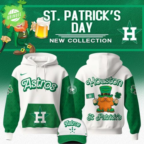 Houston Astros X St. Patrick’s Day Limited Edition MLB Hoodie 2025