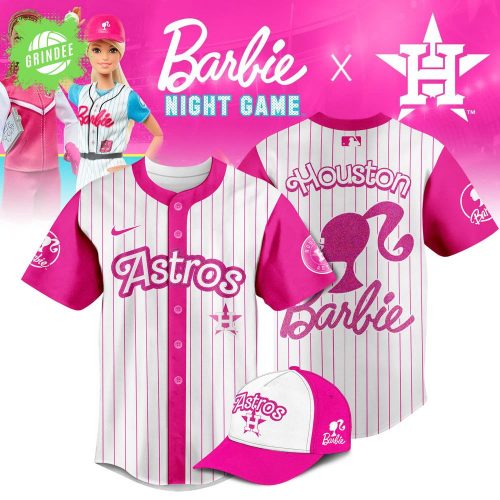 Houston Astros x Barbie Night Game Baseball Jersey Limited Edition 2025