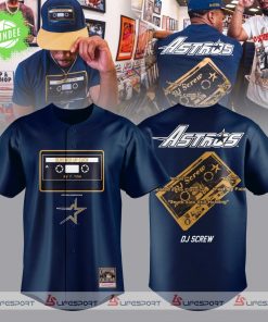 Houston Astros x DJ Screw Baseball Jersey New Collection 2024