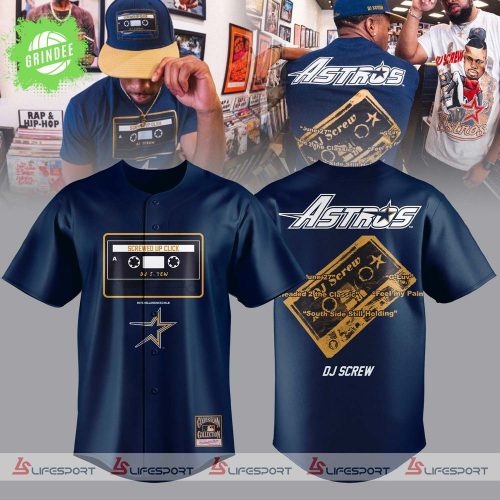 Houston Astros x DJ Screw Baseball Jersey New Collection 2024