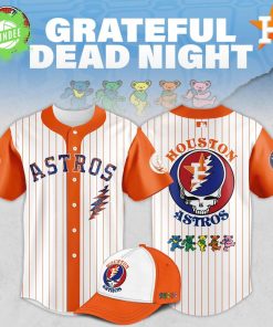 Houston Astros x Grateful Dead Night Baseball Jersey Limited Edition 2025