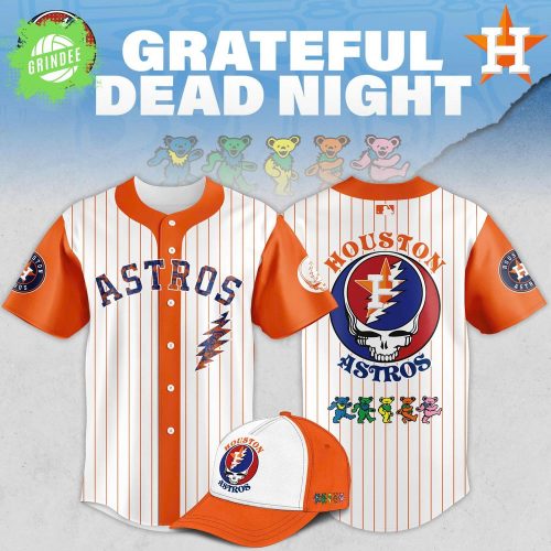 Houston Astros x Grateful Dead Night Baseball Jersey Limited Edition 2025