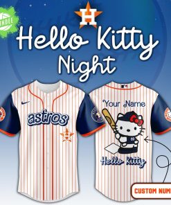 Houston Astros x Hello Kitty Special Edition Game Night Baseball Jersey