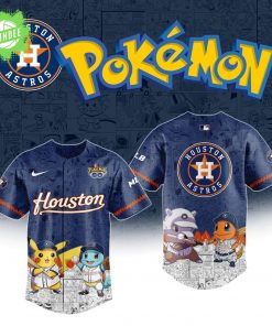 Houston Astros x Pokémon Special Edition Baseball Jersey 2025