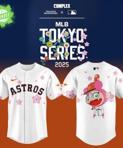 Houston Astros x Takashi Murakami MLB World Tour Tokyo Series Baseball Jersey 2025