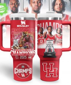 Houston Cougars Big 12 Men’s Basketball Tournament Champions 2025 Handle Tumbler