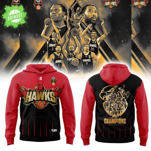 Illawarra Hawks NBL25 Finals Champion Hoodie – 2025 Winner’s Gear