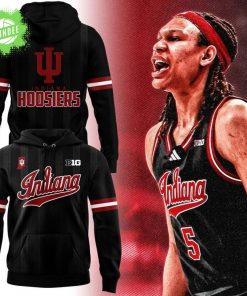 Indiana Basketball Black Uniform Hoodie Special Edition 2025
