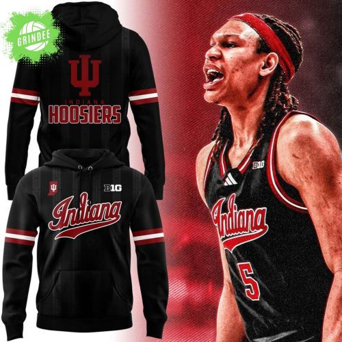 Indiana Basketball Black Uniform Hoodie Special Edition 2025