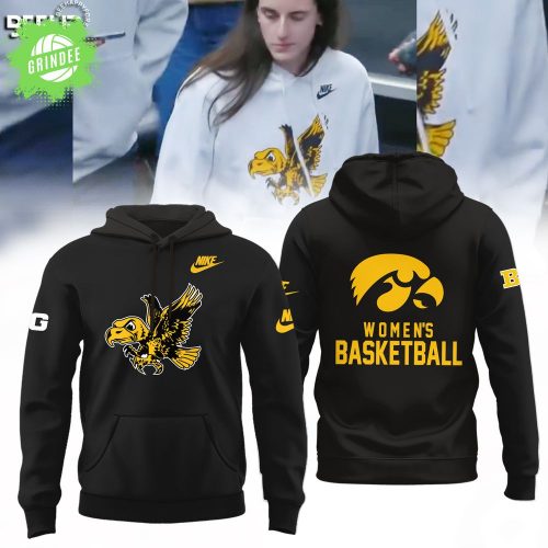 Iowa Hawkeyes x Caitlin Clark women’s basketball black hoodie