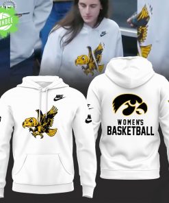Iowa Hawkeyes x Caitlin Clark women’s basketball white hoodie
