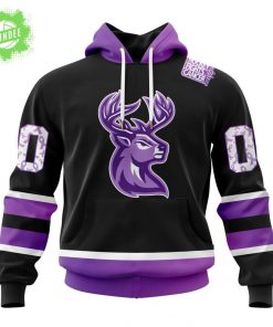 Iowa Heartlanders Hockey Fights Cancer Rare Collection Hoodie 2025