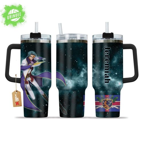 Jeremiah Gottwald Code Geass Anime Custom Stanley Quencher 40oz Tumbler with Handle