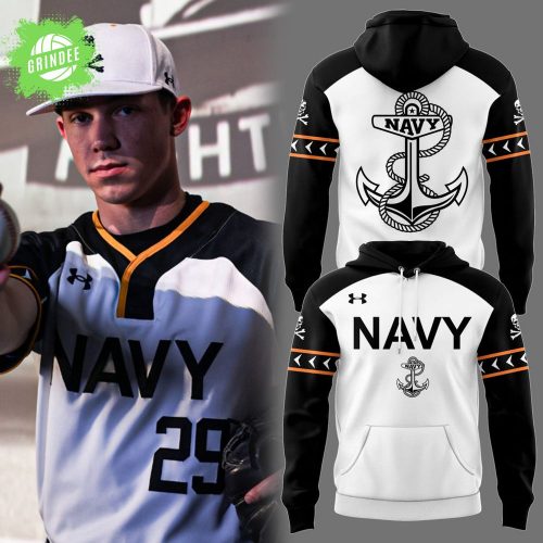 Jolly Rogers Navy Midshipmen Baseball Hoodie Special 2025 Edition