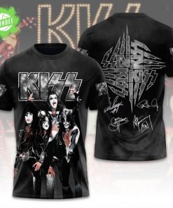 KISS Band Full Printed 3D T-Shirt Rock Music Limited Edition