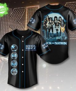 KISS “Rock the Nation” Band Baseball Jersey Hot Design 2025