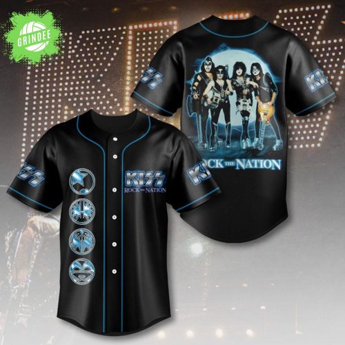 KISS “Rock the Nation” Band Baseball Jersey Hot Design 2025