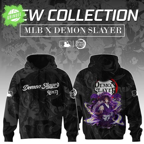 Kokushibo Demon Slayer x MLB Baseball Hoodie Limited Edition