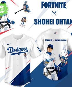 LA Dodgers Fortnite x Shohei Ohtani Baseball Jersey 2025 Limited Edition