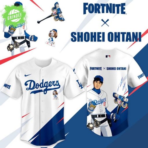 LA Dodgers Fortnite x Shohei Ohtani Baseball Jersey 2025 Limited Edition