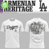 LA Dodgers x Armenian Heritage Black T-Shirt 2025 Limited Edition