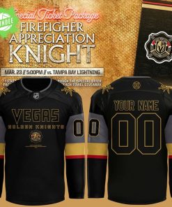 Las Vegas Valley Firefighters Hockey Jersey 2025 Honor Edition