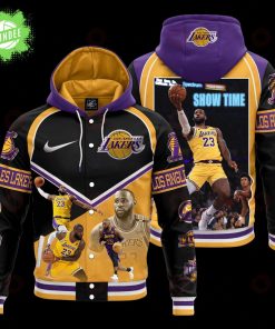 LeBron James #23 Showtime Los Angeles Lakers Basketball Jacket