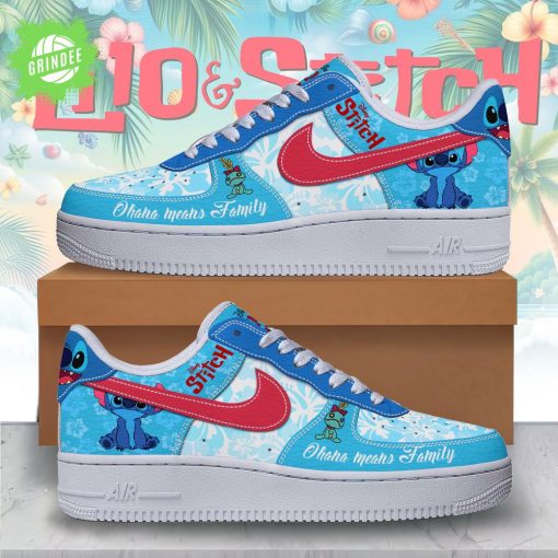 Lilo And Stitch Ohana Means Family Air Force 1 Sneakers