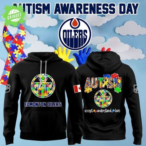 Limited Autism Awareness etmonton oilers Hoodie 2025